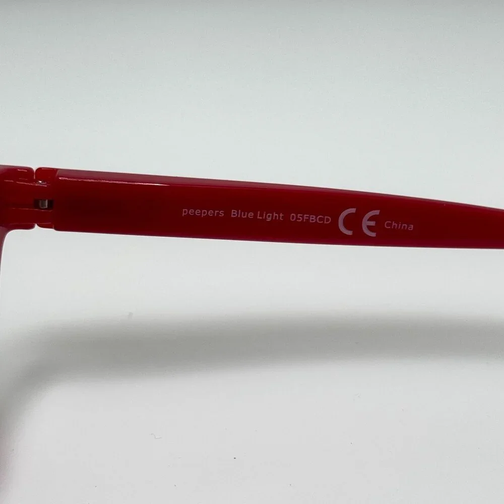 Peepers 3078 Harlow Red Eyeglasses Eye Glasses Frames Readers +2.00 - Picture 5 of 6
